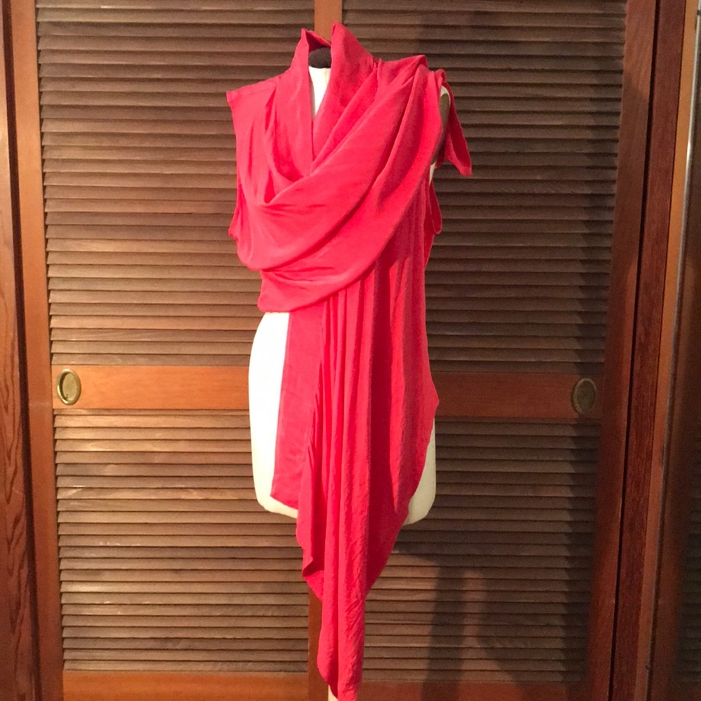 Wrap vest/blouse